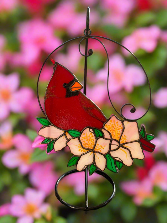 Cardinal 2 with Azaleas