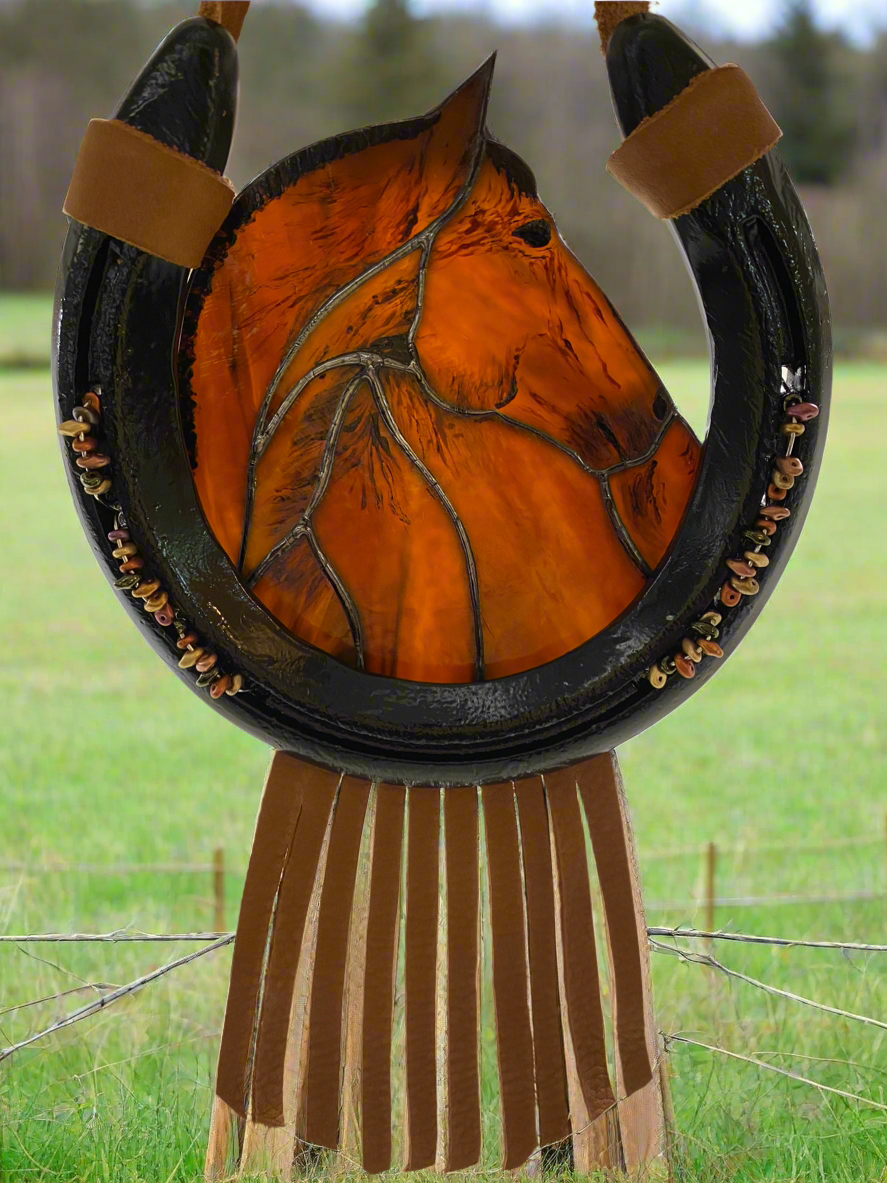 Morgan Horseshoe Suncatcher