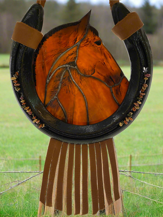 Morgan Horseshoe Suncatcher