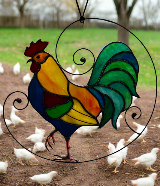 Rooster Suncatcher