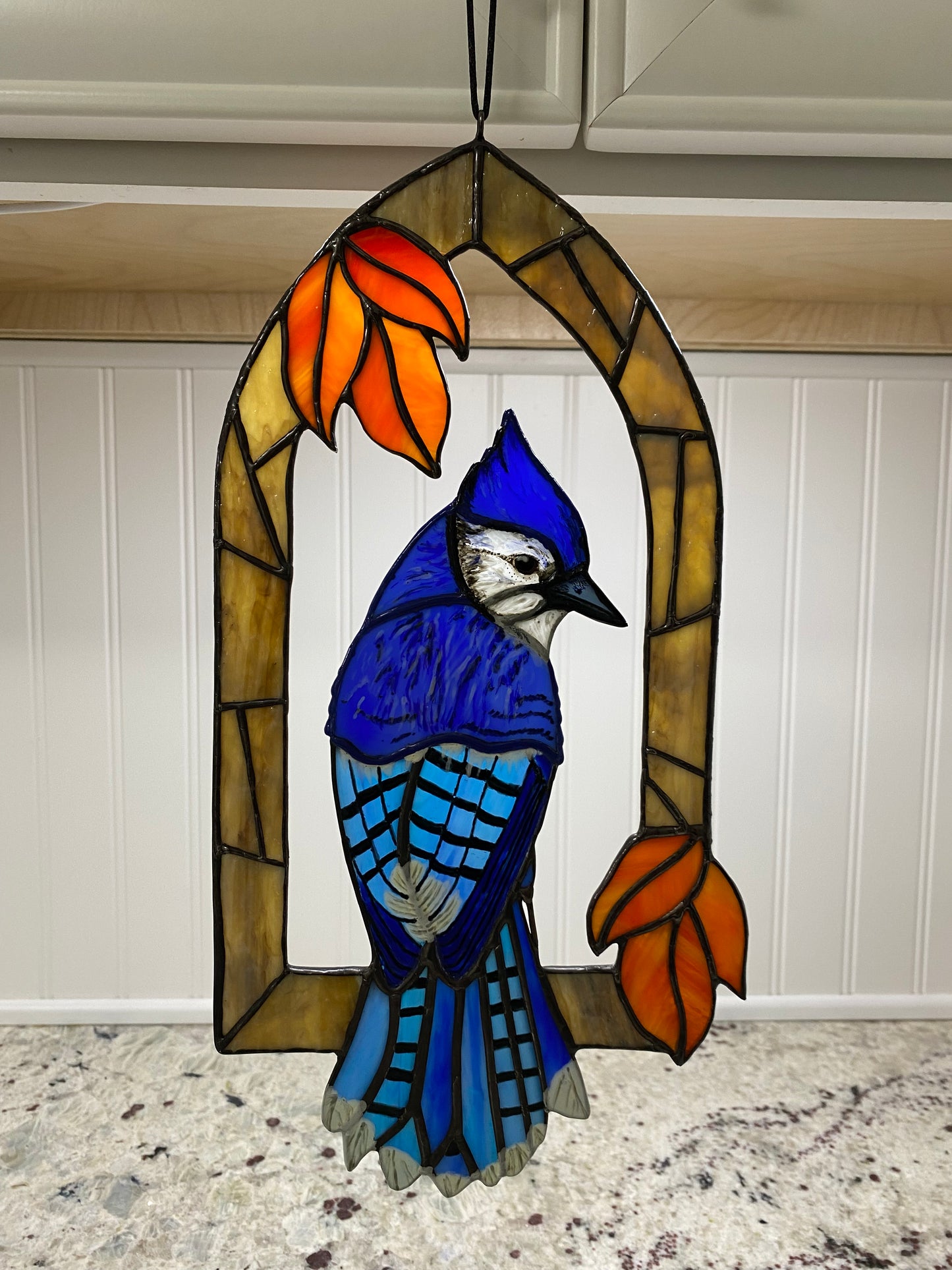 Autumn Cathedral Blue Jay