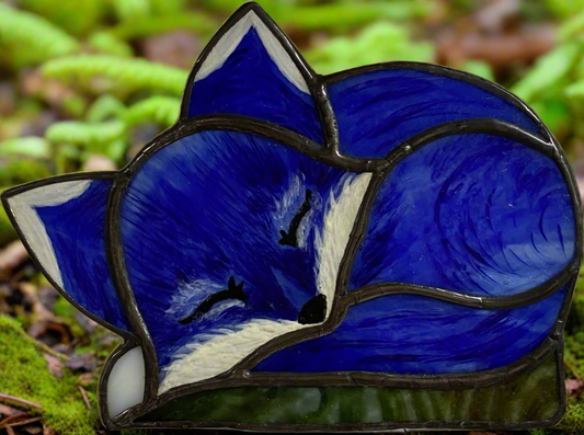 Sleeping Blue Fox 2 Nightlight