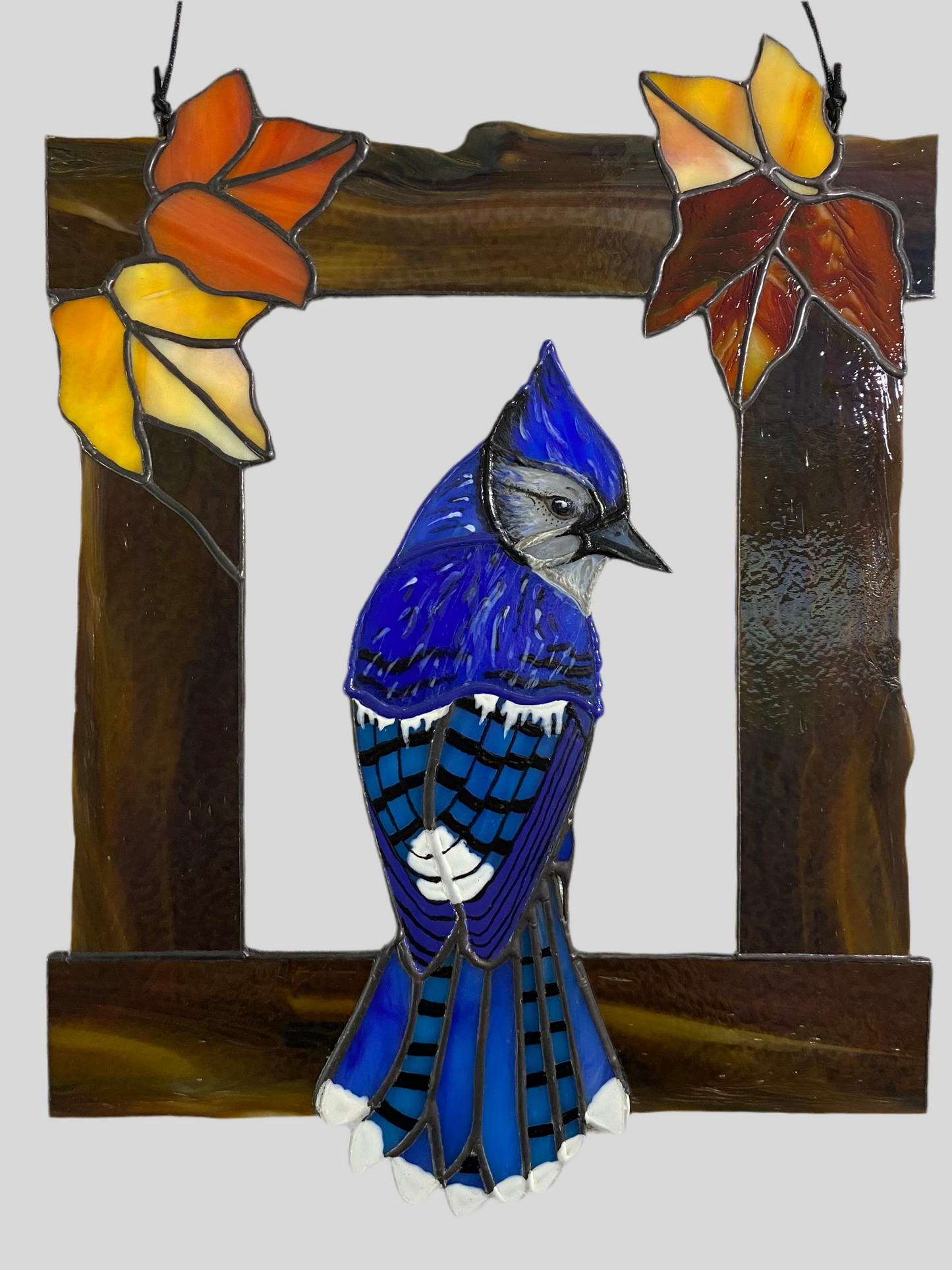 Autumn Cabin Blue Jay