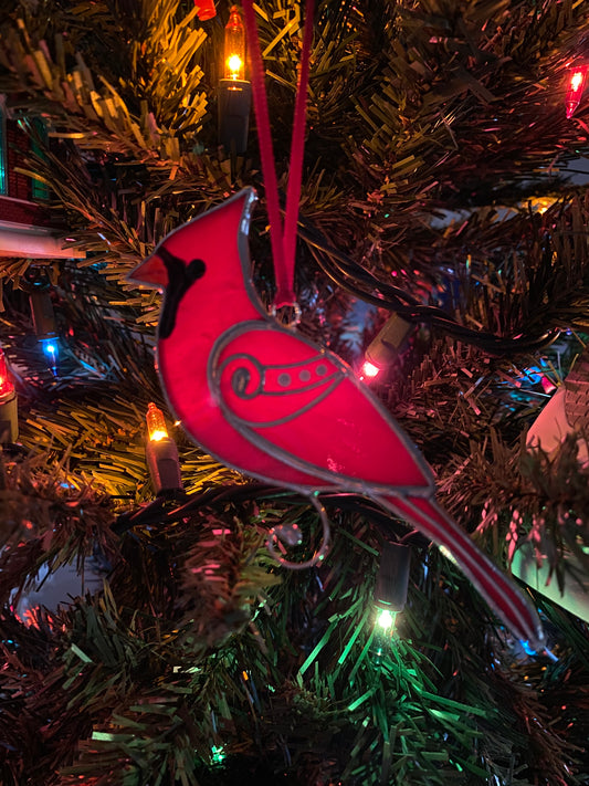 2024 Birds of a Feather Ornament - Winter Cardinal