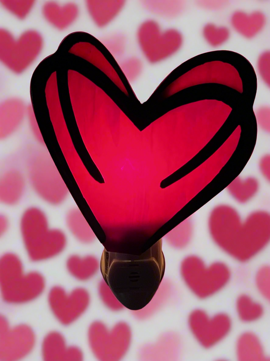 Twin Hearts Nightlight