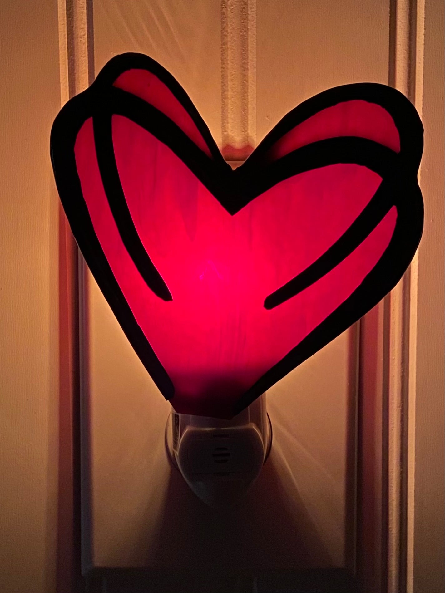 Twin Hearts Nightlight