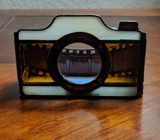 Retro Camera Business Card Holder