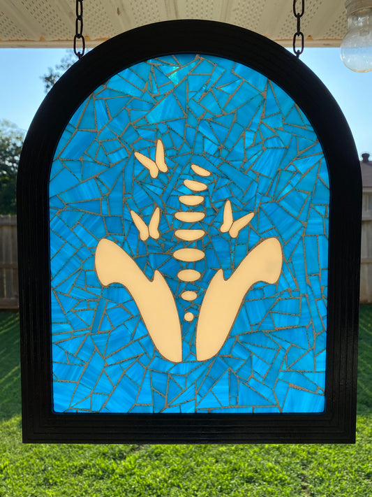 Custom Logo in Stained Glass
