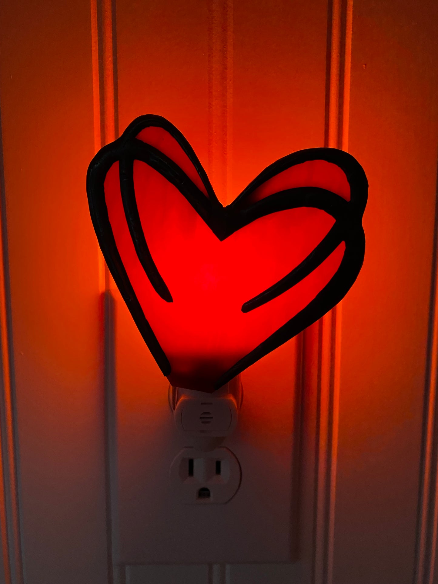 Twin Hearts Nightlight