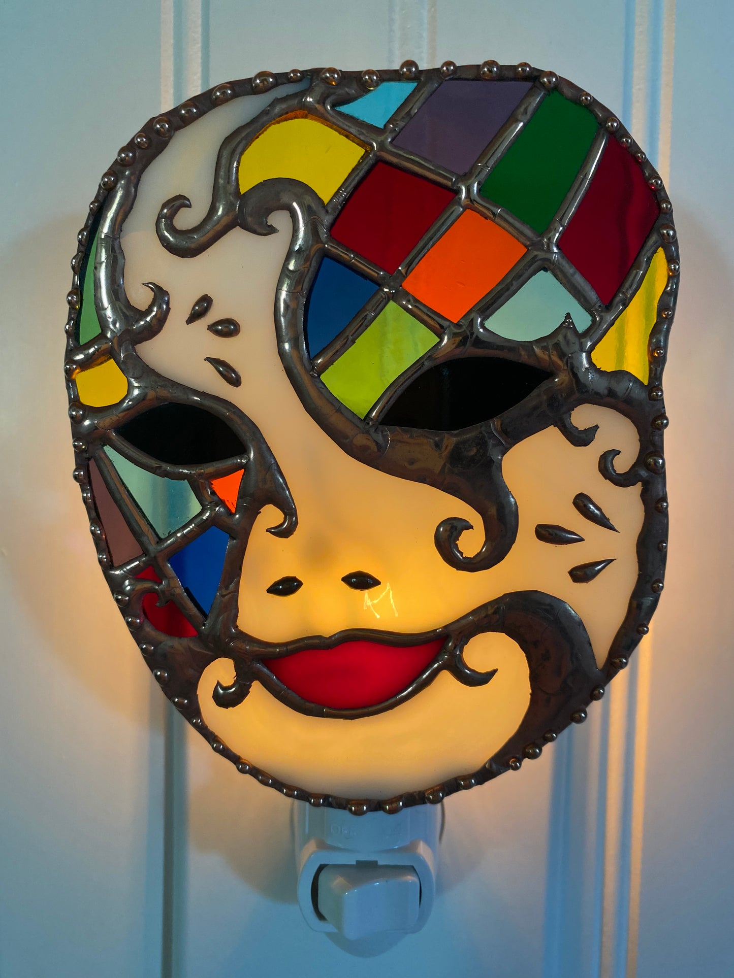 Mardi Gras Mask Nightlight